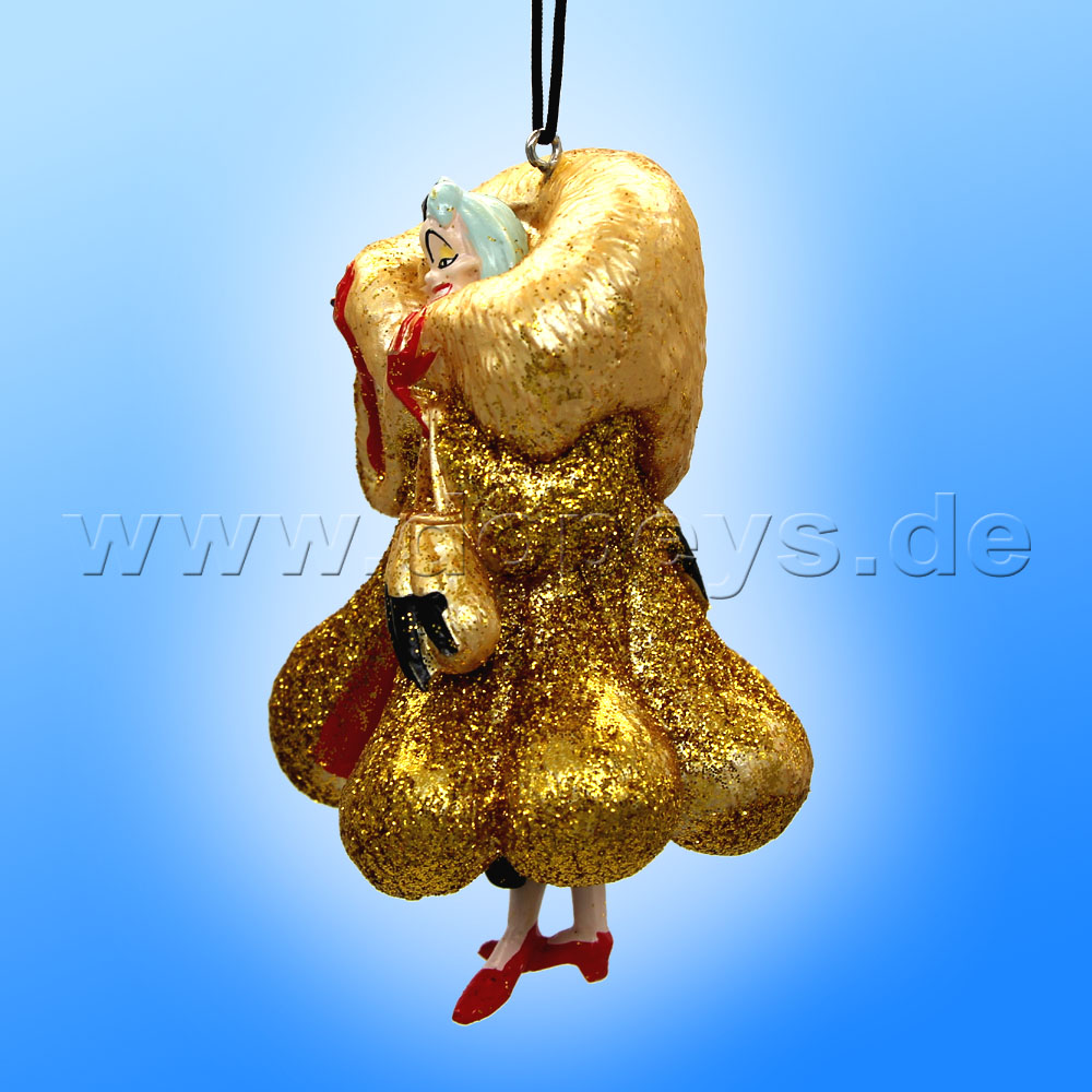 Kurt S. Adler - Disney "101 Christmas Days" Bösewicht Cruella de Vil - Weihnachtsbaumanhänger / Ornament DN41005