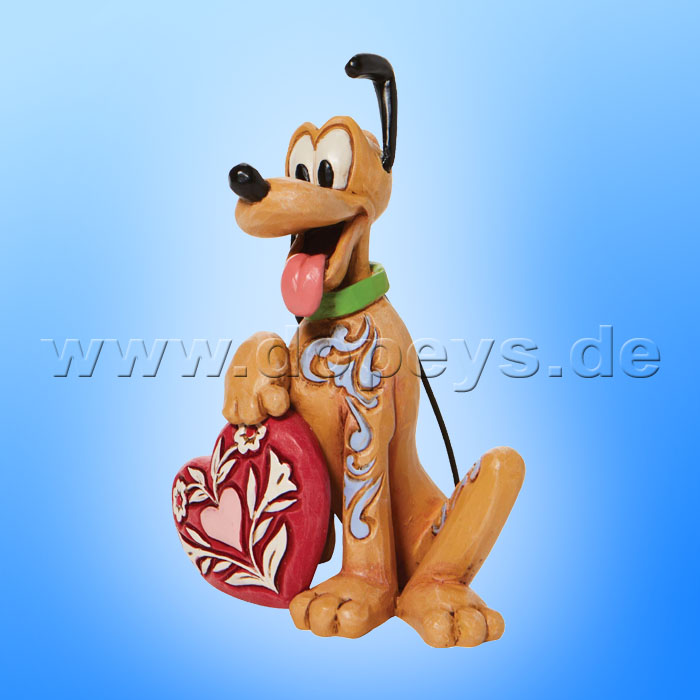 Disney Traditions - Mini Pluto with Heart figurine by Jim Shore 6010108