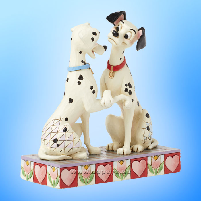 Disney Traditions Figur - Dalmatiner Pongo & Perdita (101 Ways to Love You) von Jim Shore 6016331