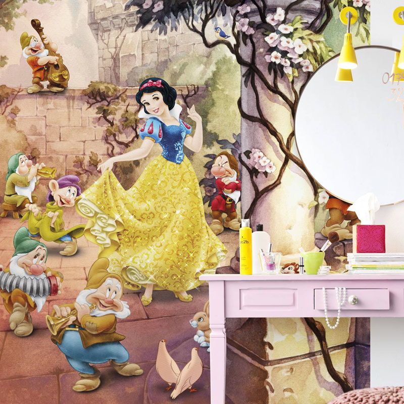 Disney Schneewittchen Fototapete "Dancing Snow White"