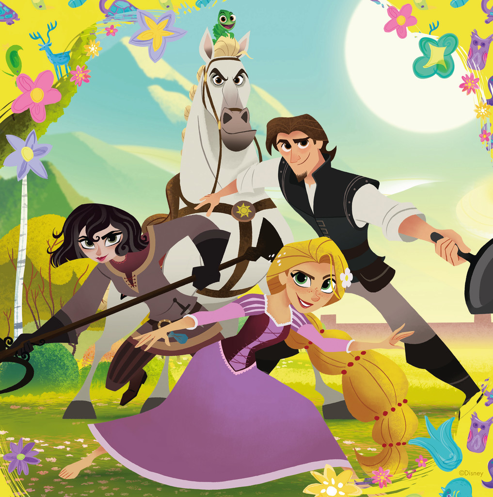 Disney Puzzles Rapunzel "Zauberhaftes Haar" von Ravensburger 08024