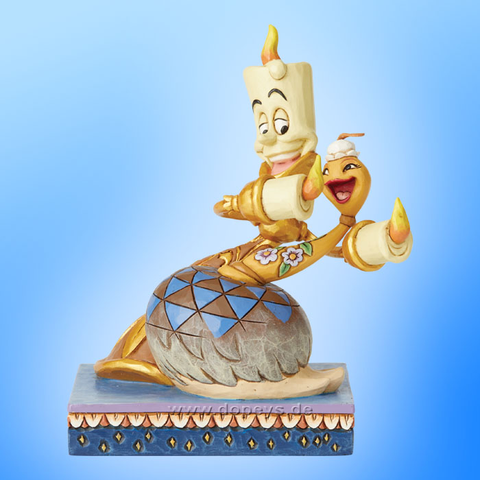 Romance By Candlelight (Lumiere & Staubwedel Plumette) Figur von Disney Traditions / Jim Shore - Enesco 6002814