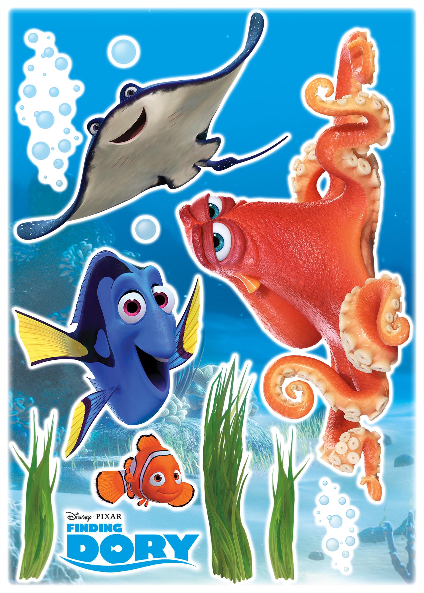 Disney Wandsticker / Wandaufkleber Findet Dorie "Dory and Friends"