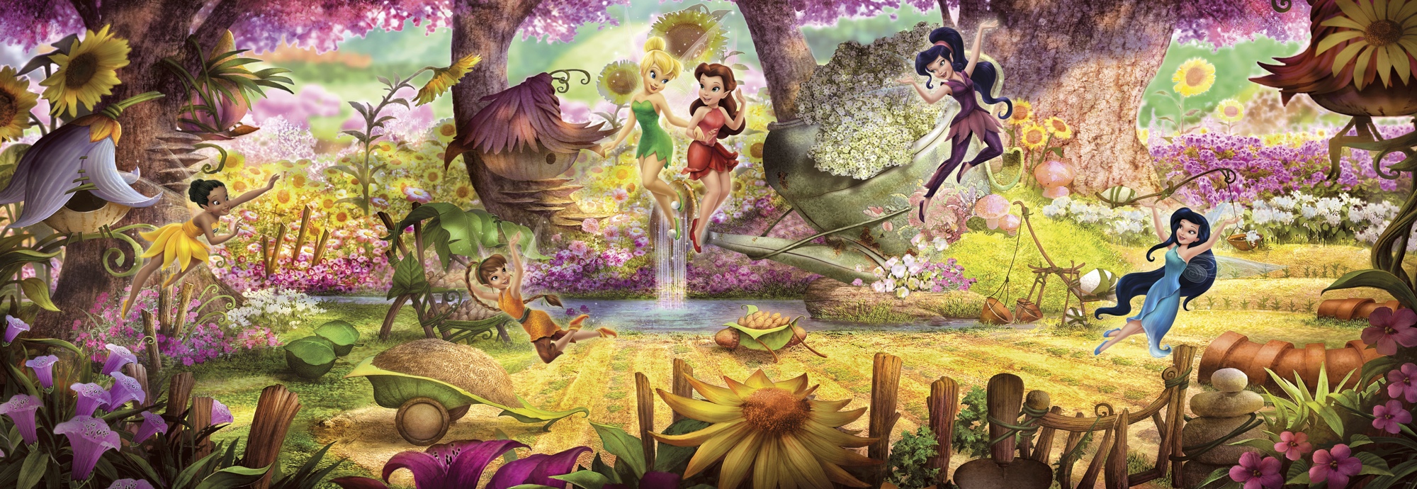 Disney Fototapete Tinker Bell "Fairies Forest"