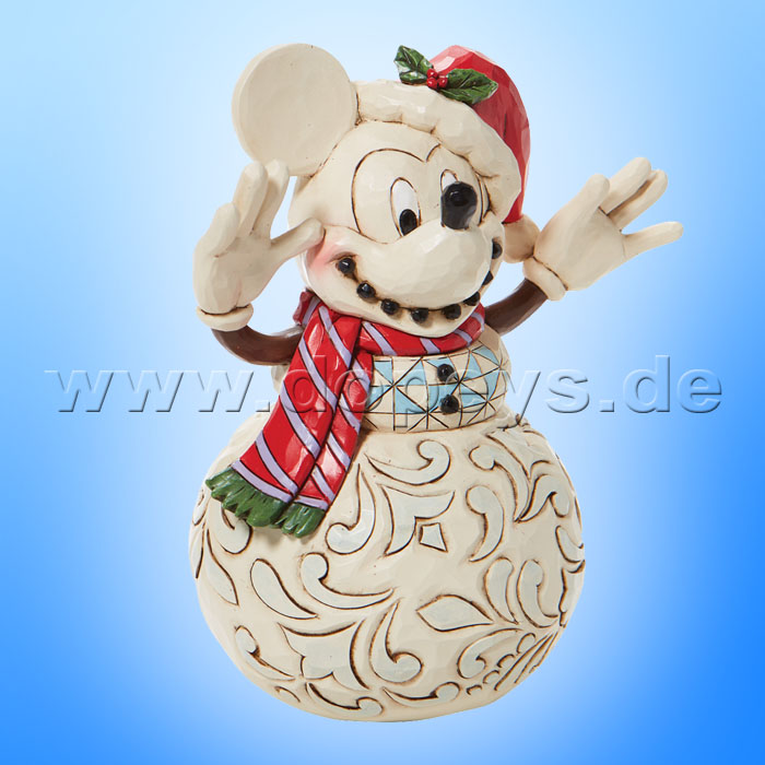 Disney Traditions - Snowy Smiles (Mickey Mouse Snowman) figurine by Jim Shore 6008976