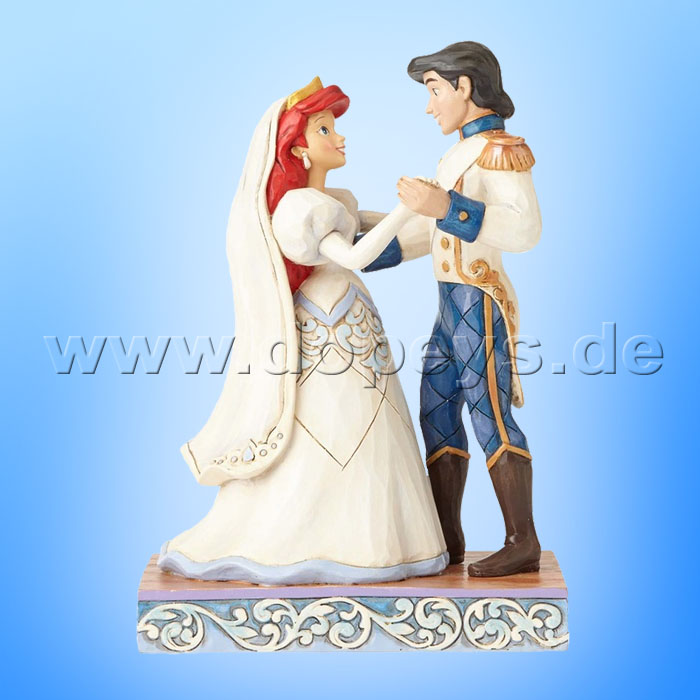 Disney Traditions / Jim Shore Figur von Enesco "Wedded Bliss (Arielle & Eric Hochzeitsfigur)" 4056749.