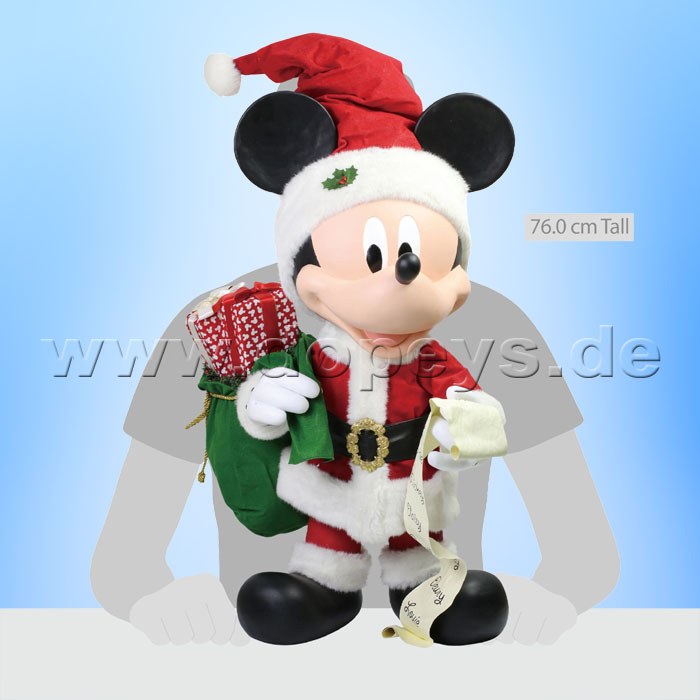 Disney Possible Dreams figurine - Merry Mickey (Santa Mickey Mouse) 76cm Statue 6006478