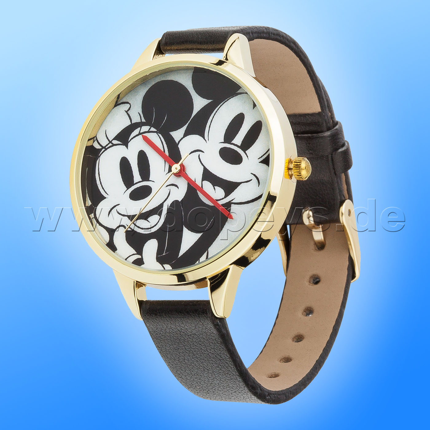 Disney Armbanduhr "Mickey & Minnie" elegant hochwertige Sammleruhr