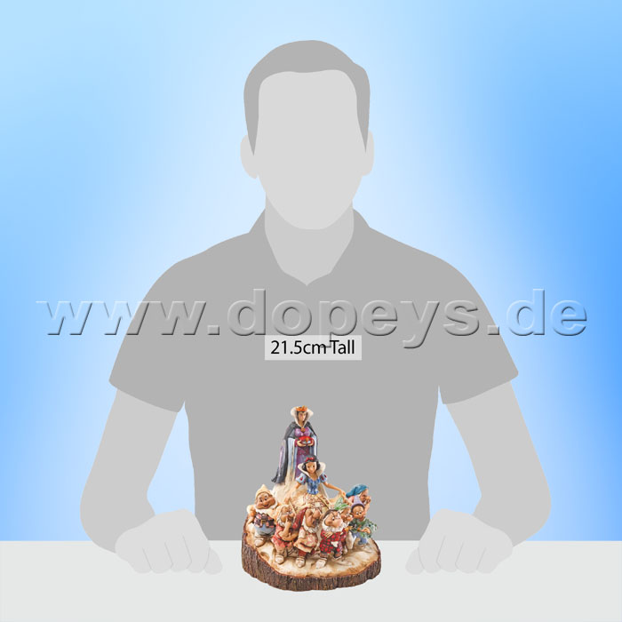 Disney Traditions / Jim Shore figurine from Enesco "The One That Started Them All (Snow White And The Seven Dwarfs Carved By Heart)" 4023573.