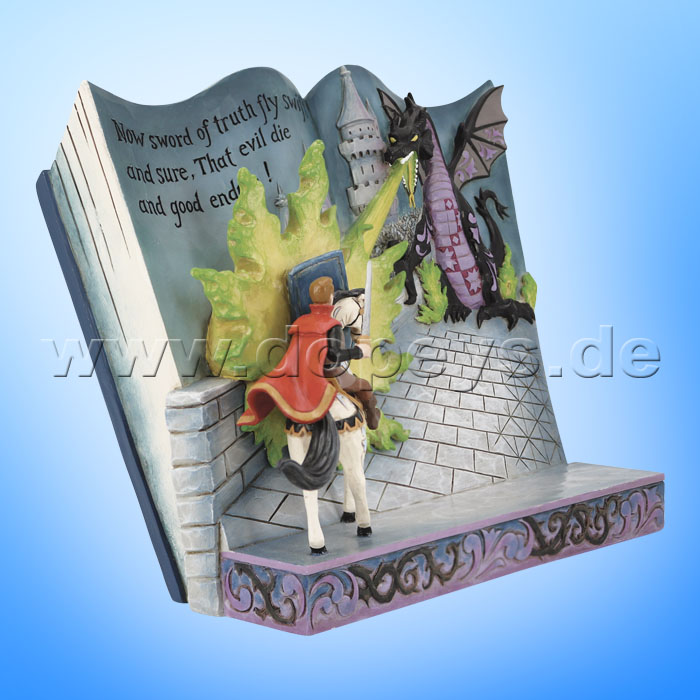 Disney Traditions - Maleficient & Prince Phillip Storybook (Love Conquers All) figurine by Jim Shore 6013068