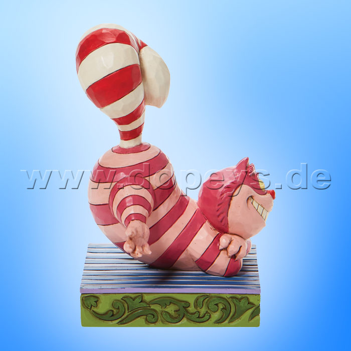 Disney Traditions - Candy Cane Cheer (Christmas Cheshire Cat with Candy Cane Tail) figurine by Jim Shore 6008984
