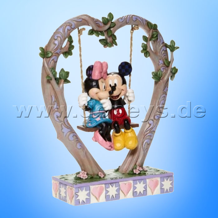 Disney Traditions - Sweethearts in Swing (Mickey & Minnie auf einer Herzschaukel) von Jim Shore 6008328