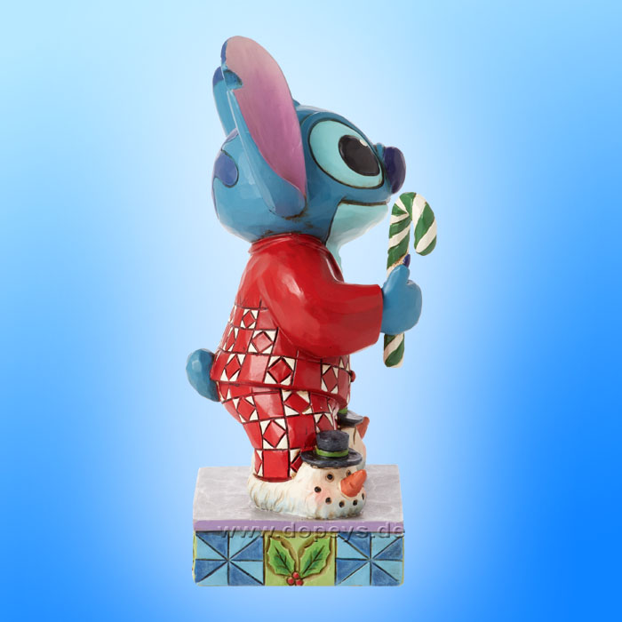 Disney Traditions Figur - Stitch im Weihnachts-Schlafanzug (Christmas Morning) von Jim Shore 6015008