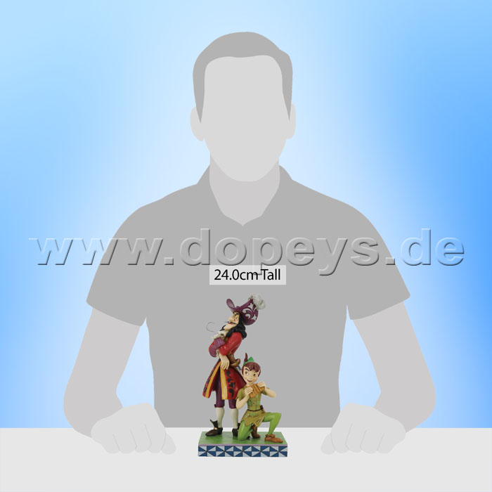 Disney Traditions - Peter Pan & Hook Good vs. Evil (Devious and Daring) figurine by Jim Shore 6011928