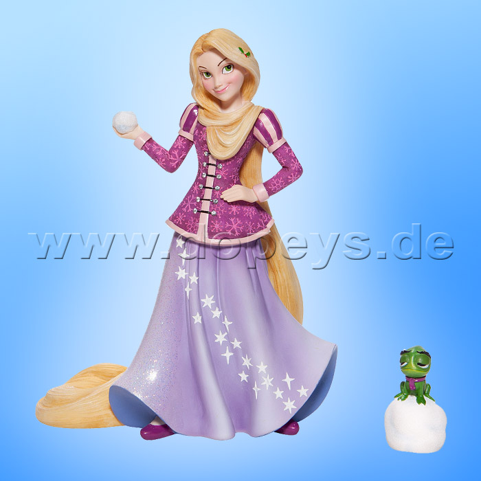 Disney Showcase Collection - Weihnachts-Rapunzel mit Pascal Figur von Enesco 6006275 Couture de Force