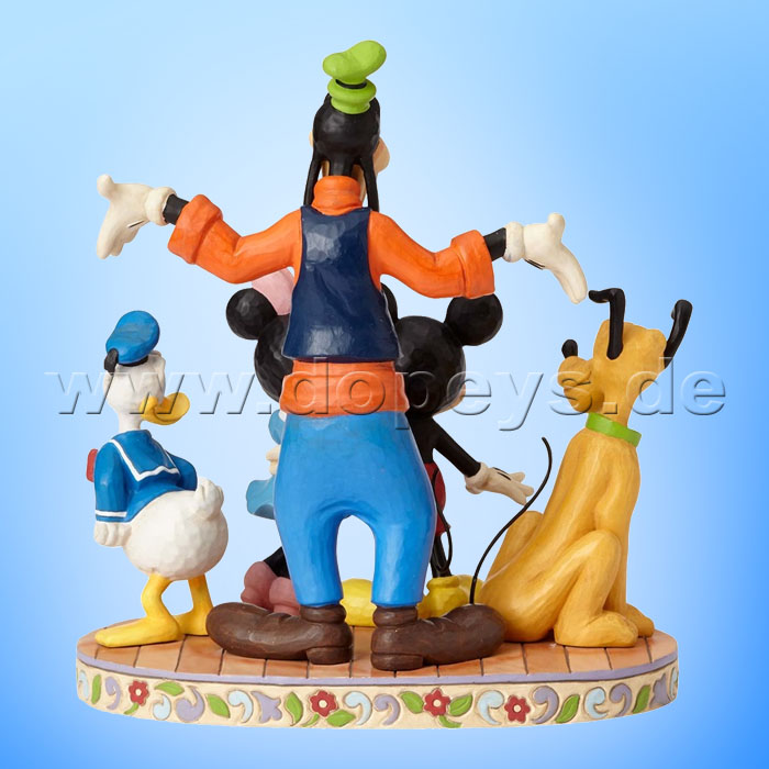 Disney Traditions - The Gang's All Here (Die fabelhaften 5 - Mickey, Minnie, Pluto, Donald & Goofy) von Jim Shore 4056752
