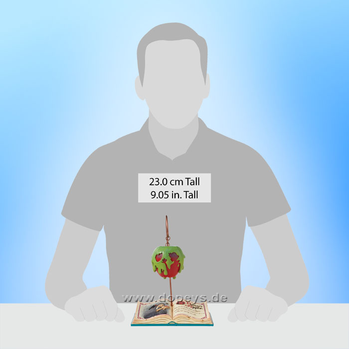 Disney Traditions Figur - Vergifteter Apfel Märchenbuch (Schneewittchen) (Apple-solutely Poisonous/Wicked) von Jim Shore 6016597