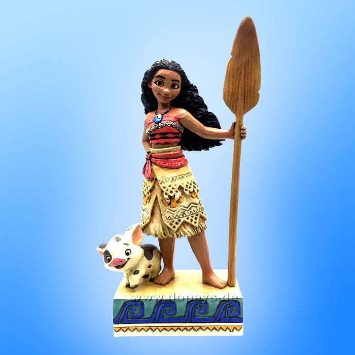 Disney Traditions / Jim Shore Figur von Enesco "Find Your Own Way (Vaiana mit Pua)" 4056754.