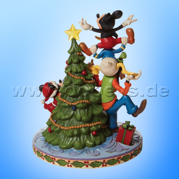 Disney Traditions - Merry Tree Trimming (Mickey & Freunde schmücken den Weihnachtsbaum) von Jim Shore 6008979